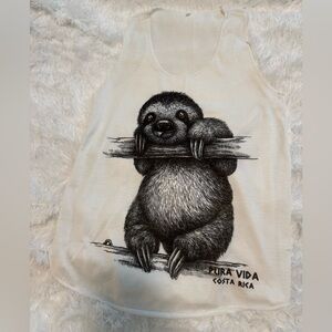 Ladies size small soft tank top from Costa Rica